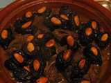 Ragoût mhamar, agneau, abricots, pruneaux secs, amandes - Ramadan (Algérie)