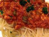 Spaghetti au thon et aubergines, arôme citron (Italie)