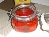 Conserve de poivrons rouges grillés à l'huile/ Recette Algérienne