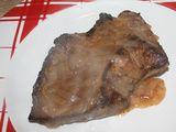 Foie de génisse sauce à l'échalote au fond de veau