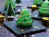 Entremets sapin de Noël: pistache et chocolat