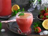 Limonade de fraises et pastèque