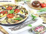 Tarte aux Légumes d'Eté, Sardines et Feta