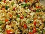 Salade lentilles et riz