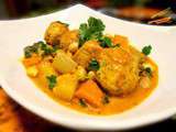 Curry de boulettes de poisson aux légumes