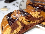 Gâteau tigré ( chocolat amandes)