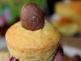 Petits muffins au citron et son œuf chocolaté