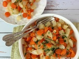 Poêlee de navets et carottes caramélisés