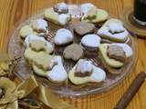 Biscuits sablés pour les fêtes- cannelle- clou de girofle- chocolat et confiture d'orange
