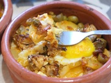 Mini tajines de pommes de terre au poulet et aux œufs - cuisson au four