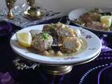 Mkabda- dolmas viande hachée enrobées de lamelles de pommes de terre en sauce-Ramadan 2020