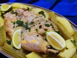 Tajine de cardons au poulet et pomme de terre- marka bel khorchef- مرقة خرشف بالدجاج العرب والبطاطة