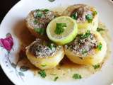 Batata mahchia - pommes de terre farcies au veau
