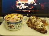 Croissants aux amandes et chocolat chaud, au coin du feu ✰