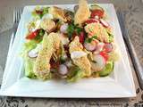 Salade printanière au poulet croustillant / Crunchy chicken spring salad