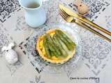 Tartelettes printanières aux œufs et asperges / Spring asparagus and egg pies
