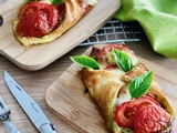 Feuilletés tomates – mozzarella et pesto