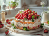 Charlotte aux fraises facile : dessert saisonnier délicieux