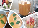 Facile de soupe à la mangue et à l'abricot