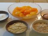 Tarte aux Abricots en Boite – appareil crème d’amandes noisettes
