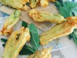 Beignets de fleurs de courgette | Recettes de cuisine gourmandes healthy | Epicure