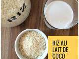Du lait de coco dans mon riz