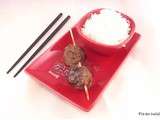 Cuisine japonaise : Boulettes de boeuf façon yakitoris