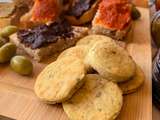 Biscuits apéritifs à l’huile d’olive