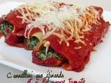 Cannelloni aux épinards à la sauce tomate