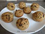 Muffins farine de coco au chocolat et sirop d'érable