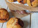Muffins Noisette & coeur Nutella