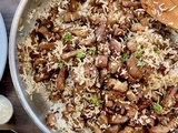 Anti-gaspi : riz sauté et viande grillée marinée