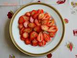 Carpaccio de fraises au poivre timut