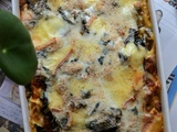 Lasagne feuilles de blettes et fromage à raclette