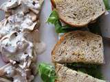 Pique-nique du lundi: Sandwichs au surimi et salade de champignons