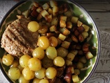 Autour d'un ingrédient , Filet Mignon de porc grillé aux deux raisins