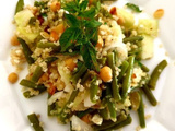 Salade verte et blanche