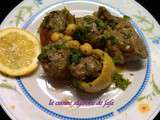 Dolma aux légumes sauce blanche (légumes farcies à l'algerienne)