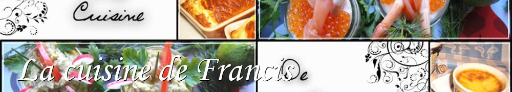 Recettes de La cuisine de Francis