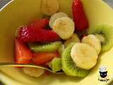 Chalenge culinaire « Light mais Gourmand » – Salade de fruits