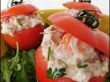 Tomates fraîcheur au thon, surimi & chèvre [#summertime #lepanierdacote #food #madeinfrance]