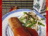 Nouvel An Chinois: Nems de Boeuf et Porc aux Légumes