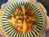 Salade de Poivrons Grillés ,Tomate ,Céleri et Citron Confit de Pessah