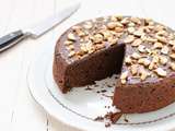 Gâteau chocolat betterave sans gluten