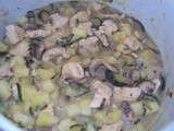 Tambouille courgettes pommes de terre et dinde