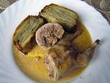 Cailles désossées farcies au foie gras, jus au porto, foie gras et vin blanc