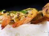 Crevettes Sautées à l’Aneth, Sauce au Persil
