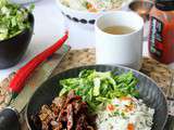 Boeuf séché à la chinoise au wok