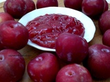 Compote de prunes aux fruits rouges