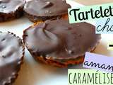 Tartelettes chocolat/ amandes caramélisées